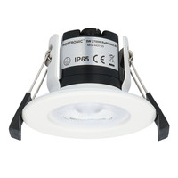 6x Nola dimmbare LED-Inbaustrahlern - Weiß - 5 Watt - 2700K warmes Licht - IP65 für den Innen- und Außenbereich