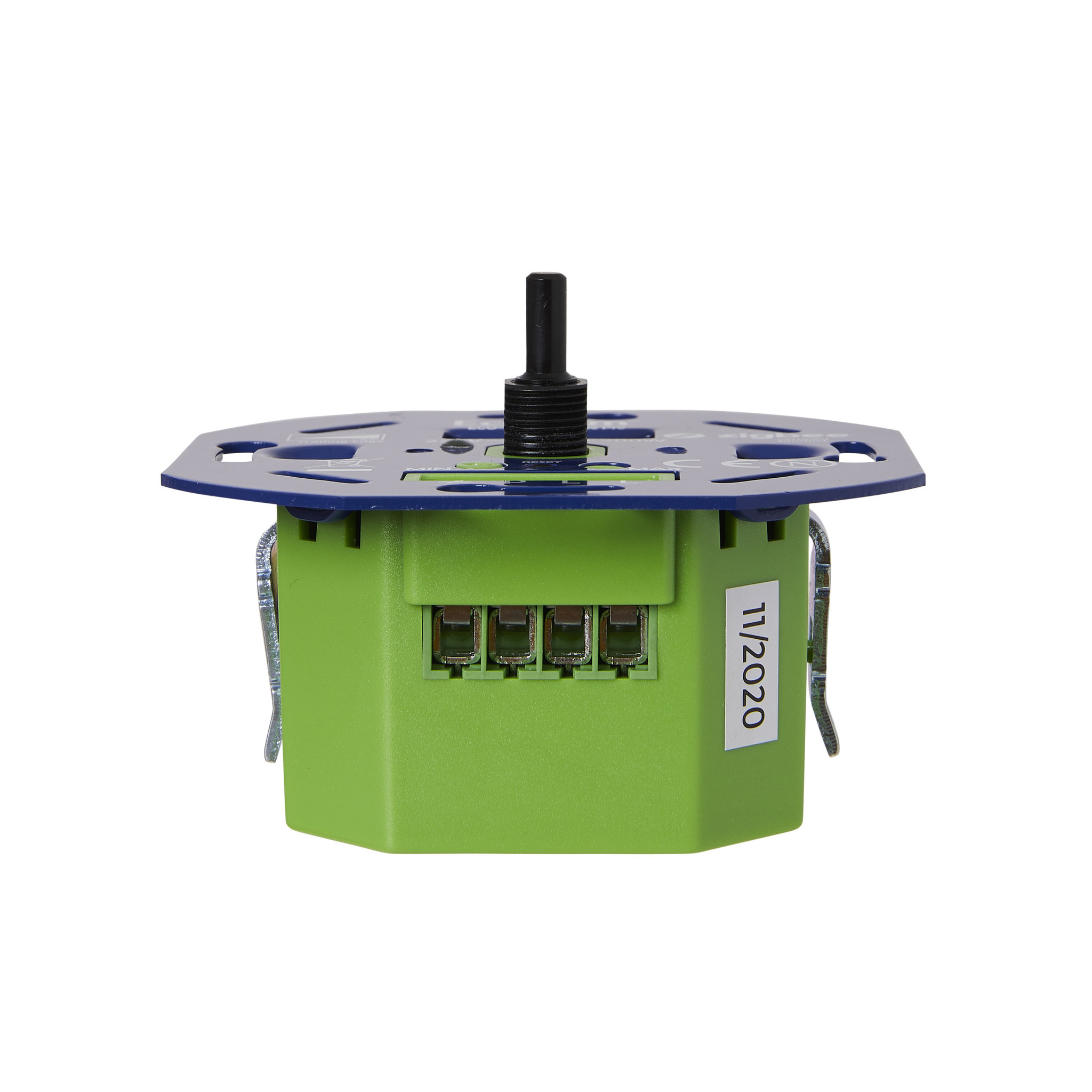Inbouw smart LED dimmer PRO 0-200 Watt Fase afsnijding inclusief afdekraam en draaiknop 2 Jaar garantie ECO-DIM.07