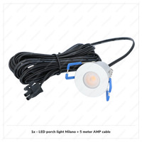 Malaga LED Einbaustrahler 3 Watt - 3 Volt - 700mA - 3000K