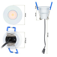Malaga LED downlight 3 Watt - 3 Volt - 700mA - 3000K