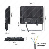 LED Breedstraler 50 Watt 4000K Osram IP65 vervangt 450 Watt 5 jaar garantie