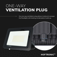 LED Floodlight 150 Watt 6400K Osram IP65 replaces 1350 Watt 5 year warranty