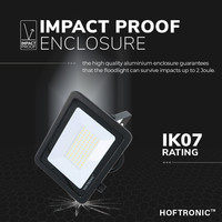 LED Floodlight 50 Watt 4000K Osram IP65 replaces 450 Watt 5 year warranty
