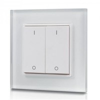 LED dimmer - Draadloos - Opbouw/Inbouw installatie - Dubbele dimmer 2-kanaals - incl. twee 400 Watt ontvangers