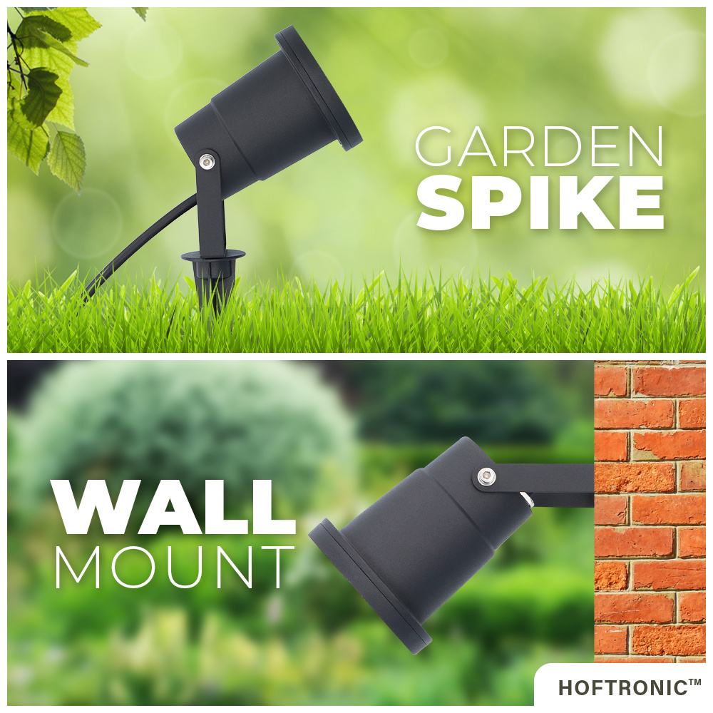 Sydney - XL Prikspot LED - Aluminium - Zwart - IP65 waterdicht - Geschikt voor GU10 spot - 20 watt - 3 jaar garantie - Tuin spots, spots bodem buiten