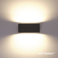 LED-Wandleuchte Rivera M 13 Watt 3000K IP54 Schwarz