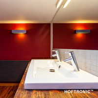 LED wall lamp 12 Watt Grey 3000K Double-sided illuminated IP65