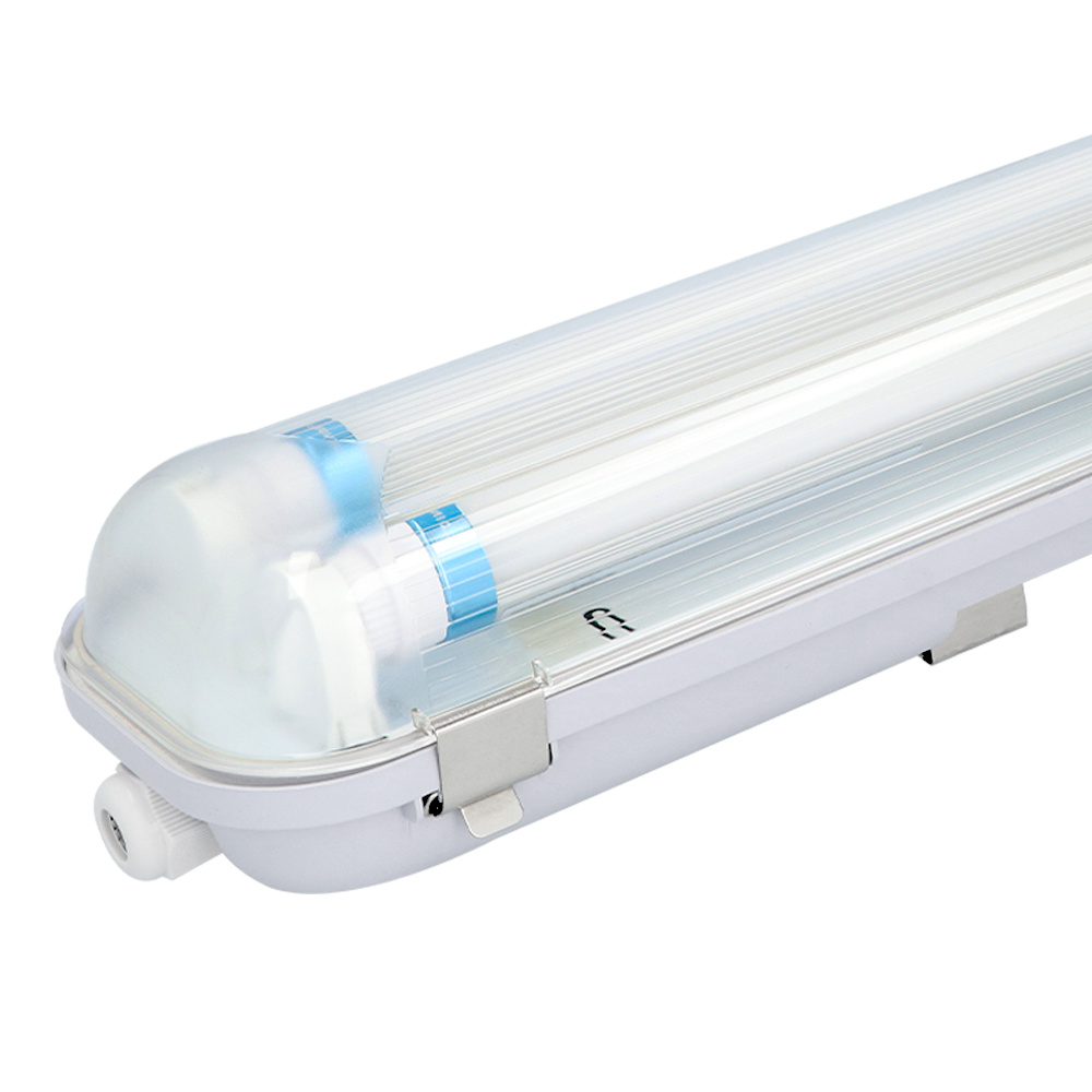 HOFTRONIC Dubbel LED TL Armatuur 60 cm IP65 T8 6000K 9W 2520lm 140lm/W incl. flikkervrije LED buizen