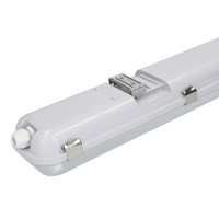 10x LED T8 Wannenleuchte IP65 120 cm 6000K 18W 6300lm 175lm/W Inkl. flimmerfreie LED Röhren verlinkbar