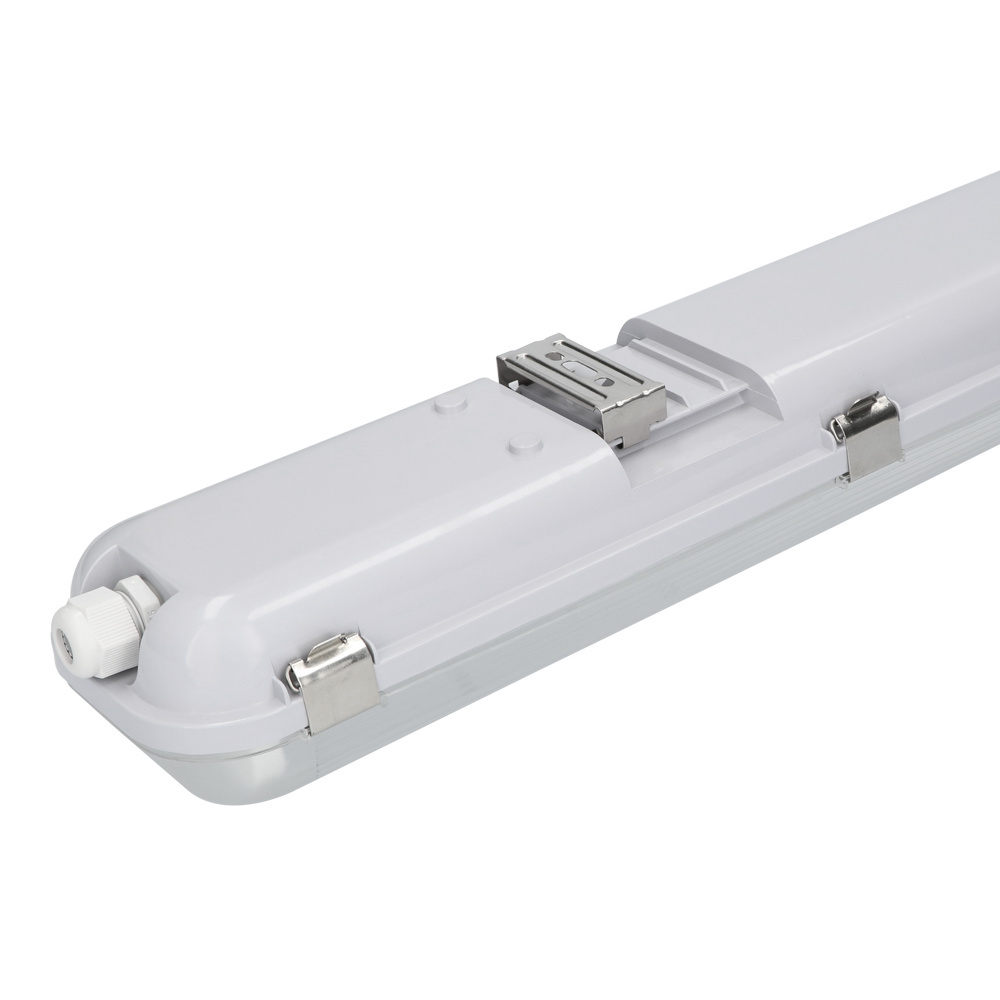 LED T8 TL armatuur IP65 120 cm 3000K 18W 5760lm 160lm/W incl. flikkervrije LED buizen koppelbaar afbeelding
