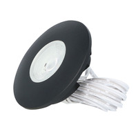 LED Inbouwspot Pavo - Zwart - 3 Watt - 2700K - 260lm - Ø69 mm - Zeer dun 12mm
