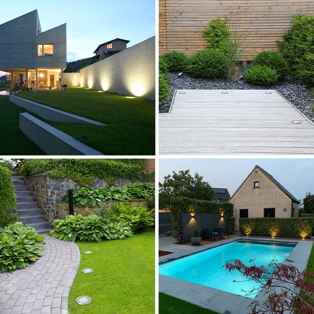9x Donnie LED Grondspot RVS - Rond - 4000K Neutraal wit - 6 Watt - IP67 waterdicht voor buiten - 3 jaar garantie Grondspot buiten 230V