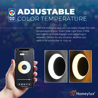 LED Smart Solar Lampe Pardoo RGBWW Bluetooth IP65 - Wiederaufladbar - Strahler, Wandleuchte und Pendelleuchte für: Google Home, Amazon Alexa, Siri und Homeylux-App