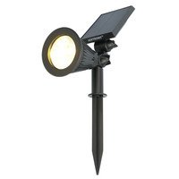 Solar LED Tuinspot Bend PIR met bewegingssensor 3000K warm wit Prikspot