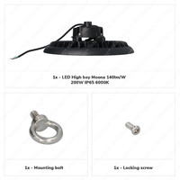 LED High bay 200W 6000K IP65 Philips LumiLEDs 140lm/W Powered by Hoftronic - 5 year warranty