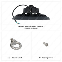 LED High bay 100W 6000K IP65 Philips LumiLEDs 140lm/W Powered by Hoftronic - 5 year warranty