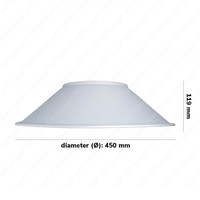 Aluminium reflector 120 graden t.b.v. HOFTRONIC™ LED High bay