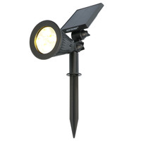 Bend LED Solar Light with Spike 3000K warm white IP65