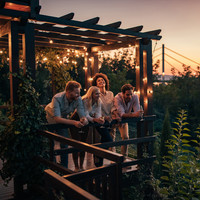 LED String Light - 10 Milky LEDs - 5m - 3000K Warm white - IP44 Suitable for outdoor use - connectable up to 50 units