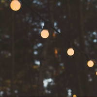 LED Lichterkette Glühbirnen - LED String Light - 20 Milchige LEDs - 10m - IP44