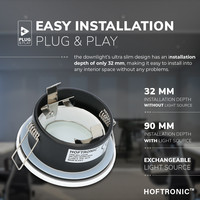 Dimbare LED inbouwspot Barcelona GU10 5 Watt 6000K IP44