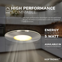 Dimbare LED inbouwspot Vegas GU10 5 Watt 6000K IP44