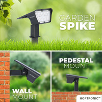 Odessa LED Solar Light with Spike 6000K daylight white IP65