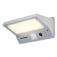 Burley LED Solar Wandleuchte mit Bewegungssensor 3 Lichtmodi 21 LEDS 3000K Warmweiß