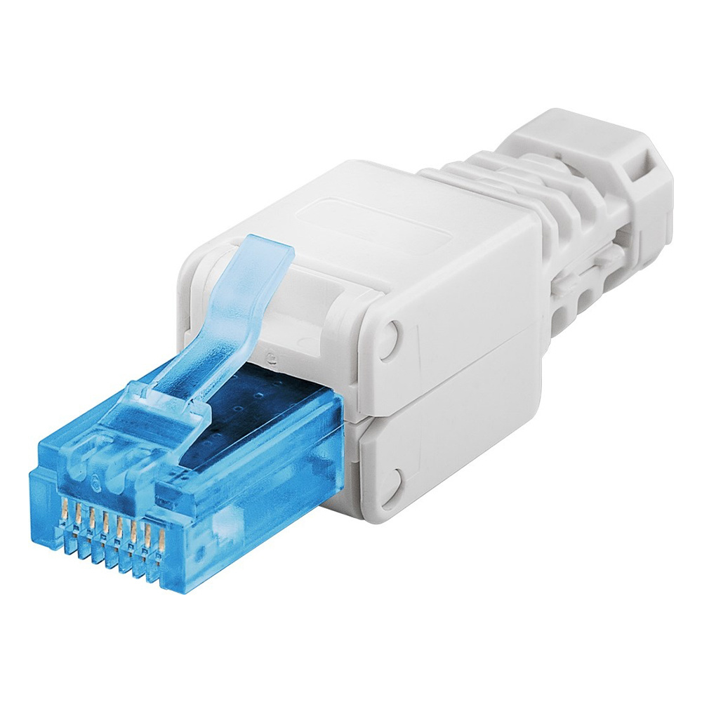 Goobay CAT6a RJ45 connector plug CAT6a UTP RJ45 voor internetkabels ethernet kabel CAT kabel gereedschapsloos