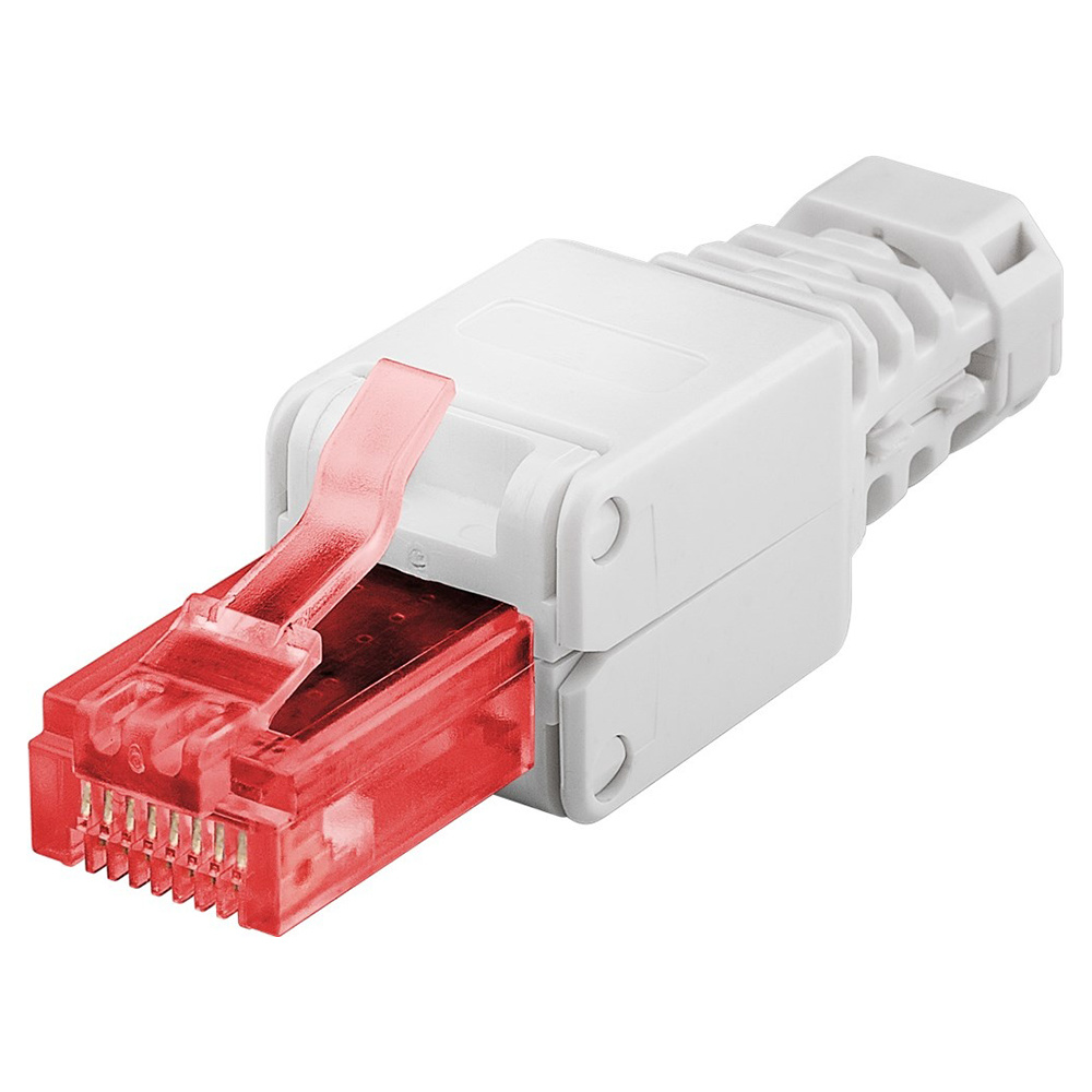 Goobay CAT6 RJ45 connector plug CAT6 RJ45 voor internetkabels ethernet kabel CAT kabel gereedschapsloos