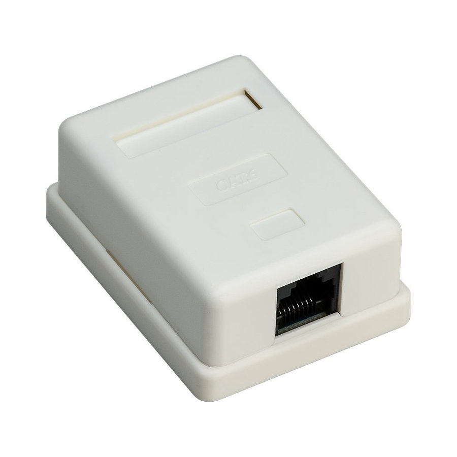 2 x 2-poorts CAT 7 netwerkdoos inbouw 4 x CAT 7 Keystone RJ45 module