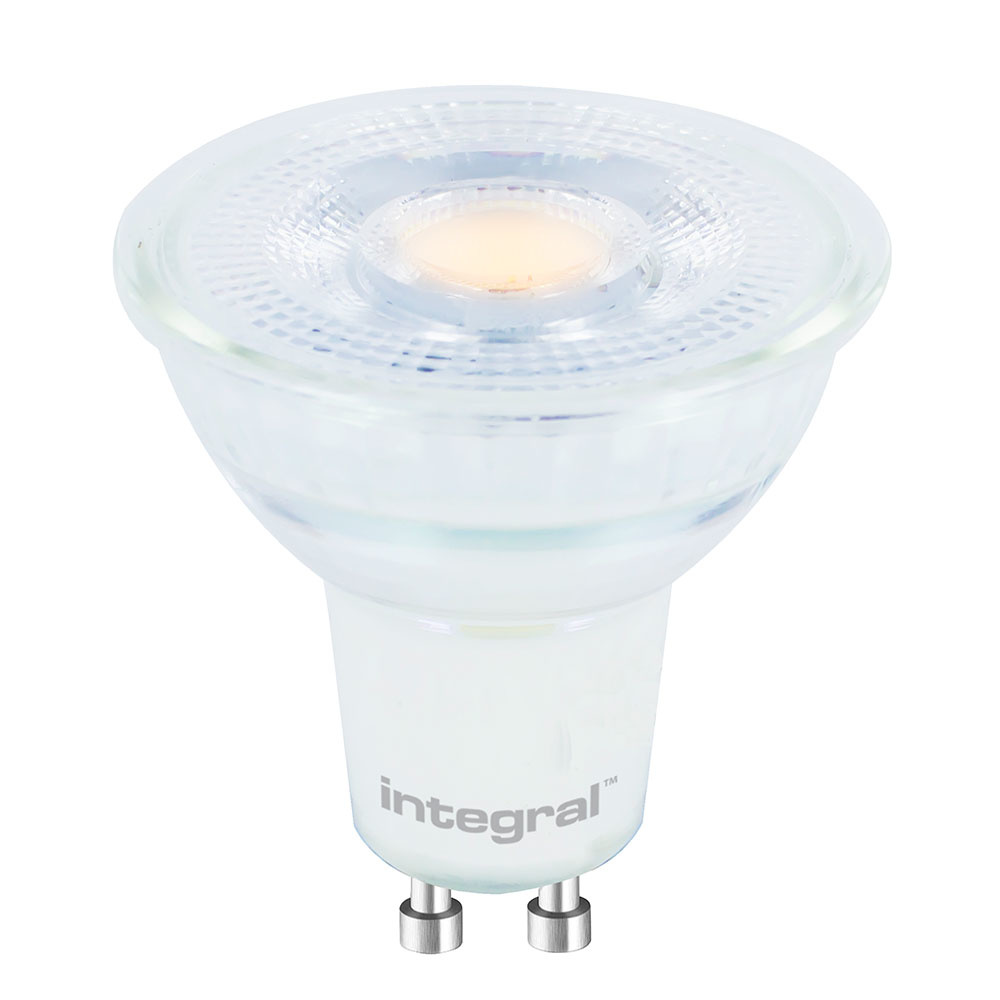 Integral GU10 LED spot 5.6 Watt Dimbaar 2700K warm wit (vervangt 50W)