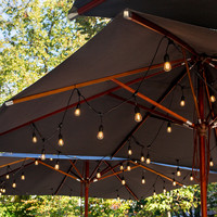 15m LED Prikkabel - String Light - 15 E27 Fittingen - IP54 Lichtsnoer buiten - excl. lichtbronnen
