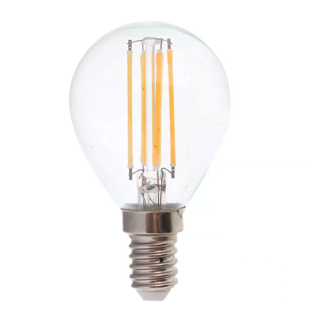 Oriëntatiepunt Mona Lisa Welke LED Filament lamp E14 fitting 6 Watt 800lm P45 extra warm wit 2700K