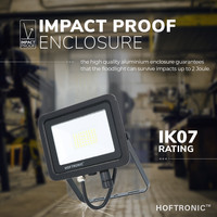 LED Floodlight 30 Watt 4000K Osram IP65 replaces 270 Watt 5 year warranty V2