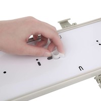 LED TL armatuur - 150 cm - IP65 - 110lm/W - incl. flikkervrije 2x24 Watt T8 LED buizen - 4000K - dubbelvoudige uitvoering