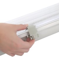 LED TL armatuur - 150 cm - IP65 - 110lm/W - incl. flikkervrije 2x24 Watt T8 LED buizen - 4000K - dubbelvoudige uitvoering