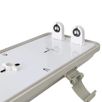 LED TL armatuur - 150 cm - IP65 - 110lm/W - incl. flikkervrije 2x24 Watt T8 LED buizen - 4000K - dubbelvoudige uitvoering