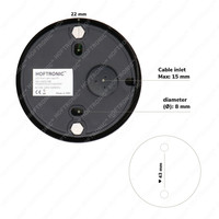 Lago kantelbare wandlamp - Dimbaar - IP44 - Exclusief GU10 - Spotlight voor binnen en buiten - Geschikt als wandspot en plafondspot - RVS