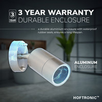 Lago kantelbare wandlamp - Dimbaar - IP44 - Exclusief GU10 - Spotlight voor binnen en buiten - Geschikt als wandspot en plafondspot - RVS