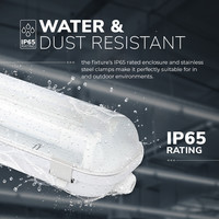 LED Wannenleuchte IP65 150 cm 3000K 2x24W 5280lm 110lm/W