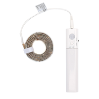 LED Strip 1 meter 2.4 Watt 2700K op batterij met bewegingssensor geschikt als trapverlichting