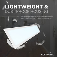 6x LED-Panel 120x30 cm 36 Watt 4500lm (125lm/W) Hohe Lumen 6000K Flimmerfrei 5 Jahre Garantie