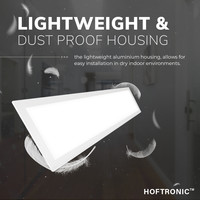 LED Paneel - Dimbaar - 30x120 cm - 36 Watt - 4500lm (125lm/W) - 4000K - Flikkervrij - 5 jaar garantie