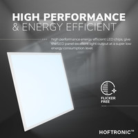 LED Paneel - Dimbaar - 60x60 cm - 36 Watt - 4500lm (125lm/W) - 6000K - Flikkervrij - 5 jaar garantie