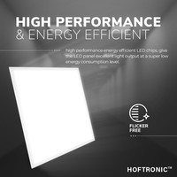 LED Panel - Dimmable - 60x60 cm - 36 Watt - 4500lm (125lm/W) - 4000K - Flicker-free - 5 year warranty