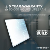 LED Panel - Dimmable - 60x60 cm - 36 Watt - 4500lm (125lm/W) - 4000K - Flicker-free - 5 year warranty