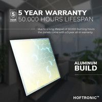 LED Panel - Dimmable - 60x60 cm - 36 Watt - 4500lm (125lm/W) - 3000K -Flicker-free - 5 year warranty