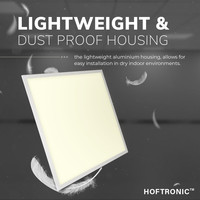 LED Paneel - 60x60 cm - 36 Watt - 4500lm (125lm/W) - 3000K - Flikkervrij - 5 jaar garantie