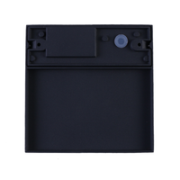 Satz von 2 dimmbare LED-Wandleuchte Logan Anthrazit 6 Watt - 3000K - IP54 - Inkl. Dimmer mit Fernbedienung